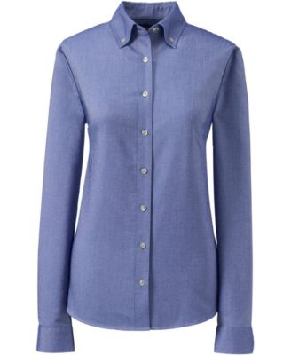 Women's Long Sleeve Oxford Dress Shirt
