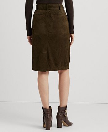 Ralph lauren sales denim skirt macy's