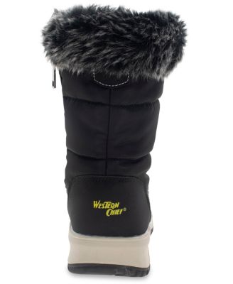 Womens Pine Faux Fur Mid Cold Weather Boot