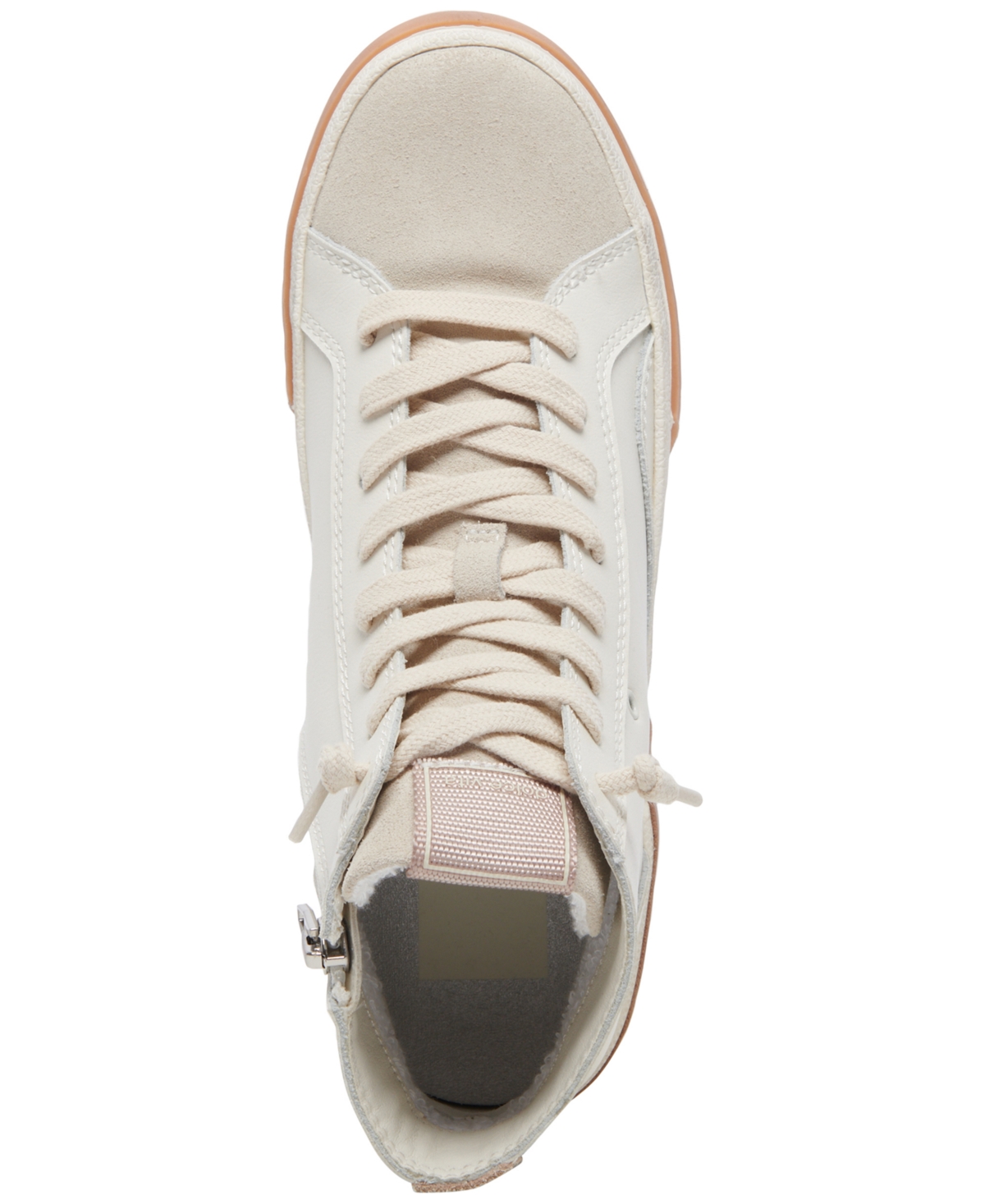 Dolce Vita Women's Zohara High-Top Lace-Up Sneakers -Tan