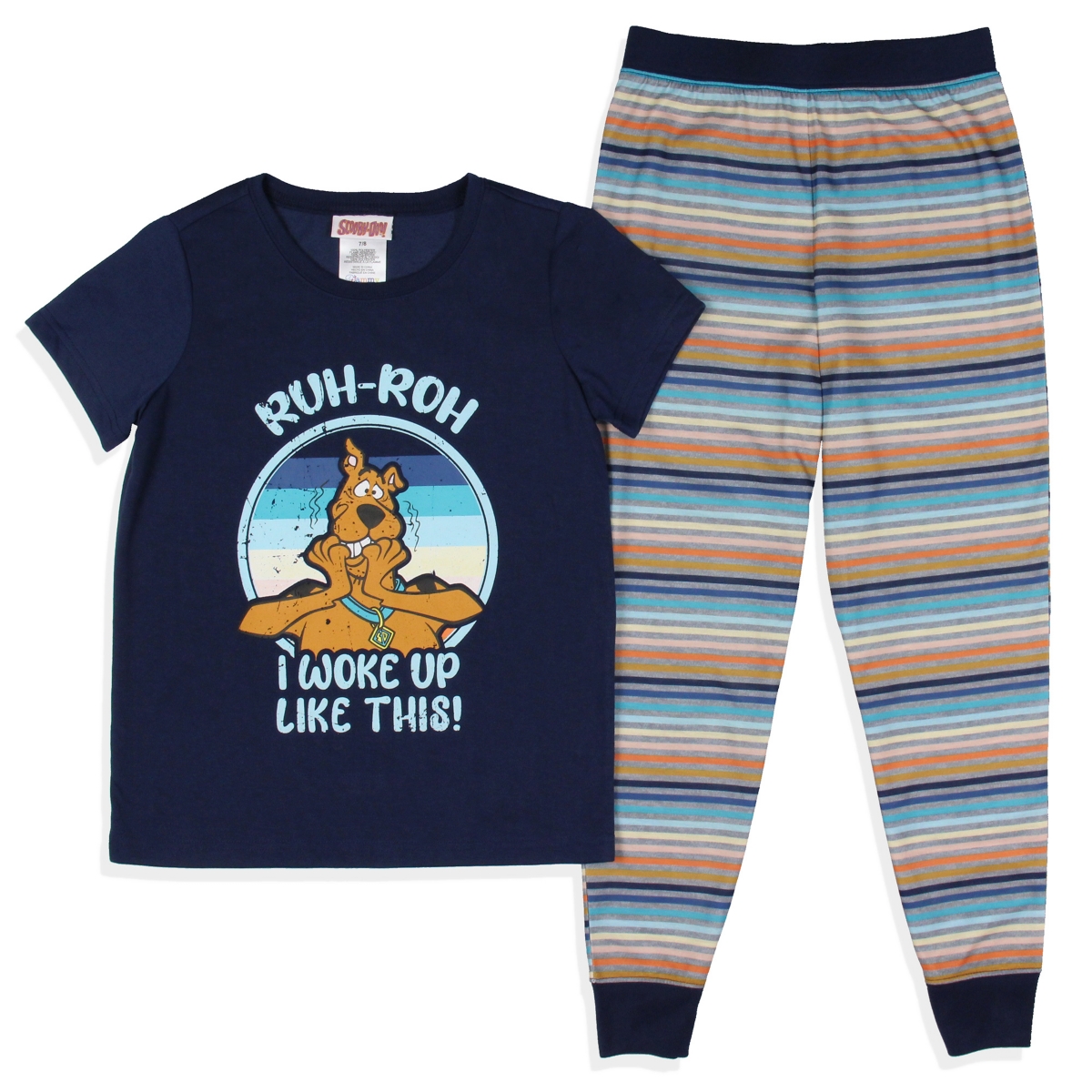 Scooby-Doo Girls Ruh Roh I Woke Up Like This Jogger Sleep Pajama Set