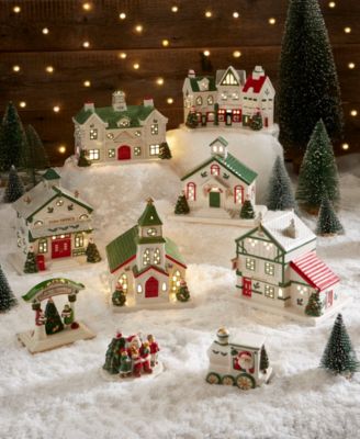 Christmas Tree Village LED Lighted Figural Theatre