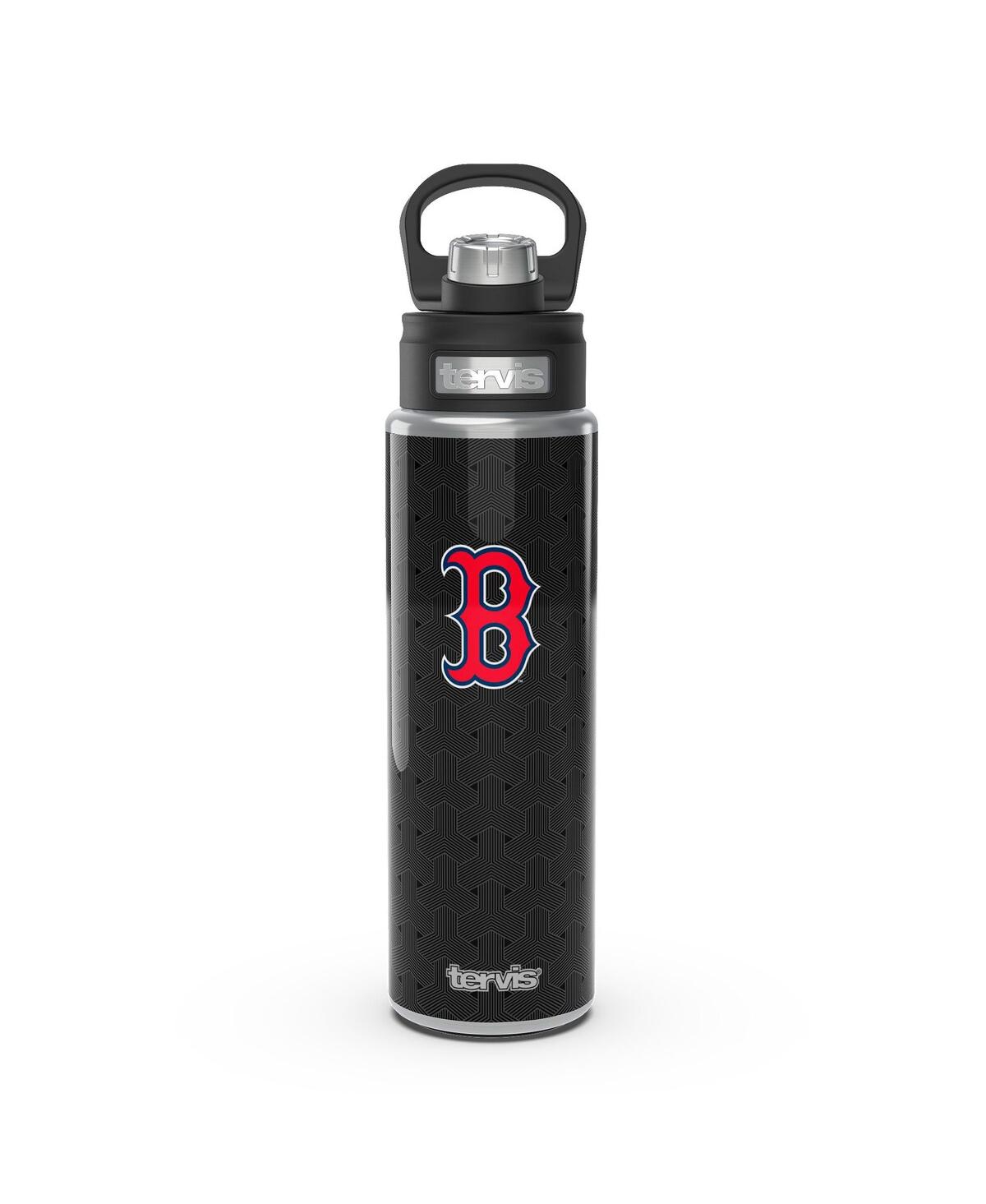 Tervis Tumbler Boston Red Sox 24 oz Weave Stainless Steel Wide Mouth Bottle In Black