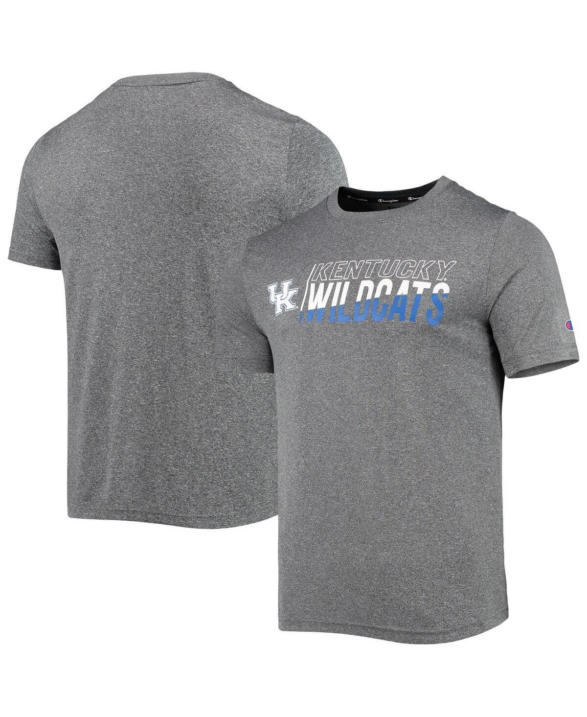 Champion Men's  Gray Kentucky Wildcats Slash Stack T-shirt