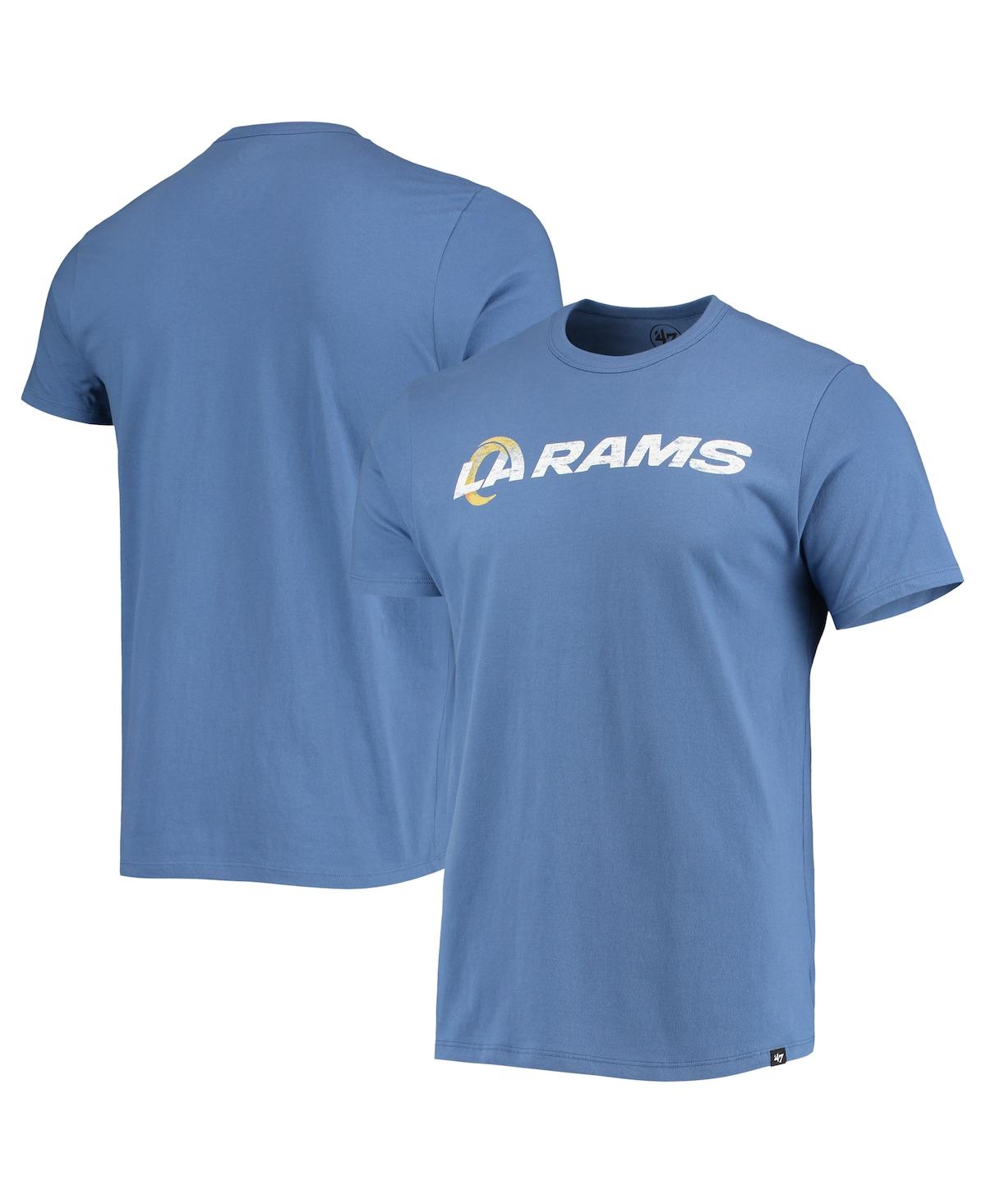 Shop 47 Brand Men's ' Royal Los Angeles Rams Replay Franklin T-shirt