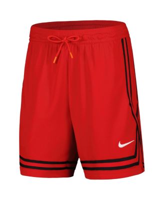 Women's Red WNBA Logowoman Team 13 Crossover Performance Shorts