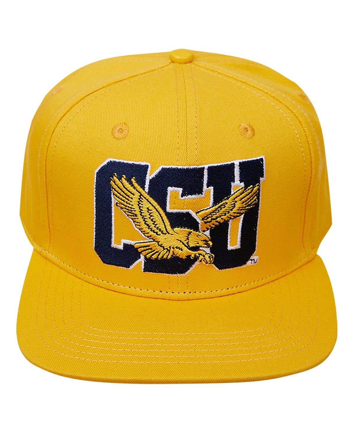 Pro Standard Gold Coppin State Eagles Evergreen Csu Snapback Hat In Yellow