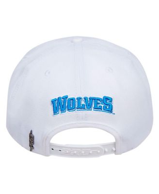 Men's White Cheyney Wolves Evergreen Wool Snapback Hat