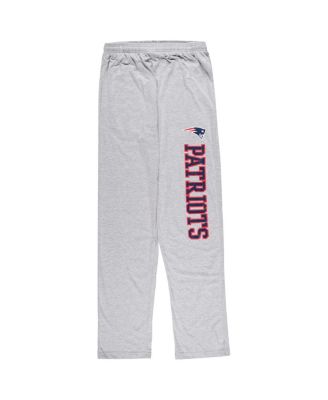 Men's Navy, Heather Gray New England Patriots Big and Tall T-shirt and Pajama Pants Sleep Set