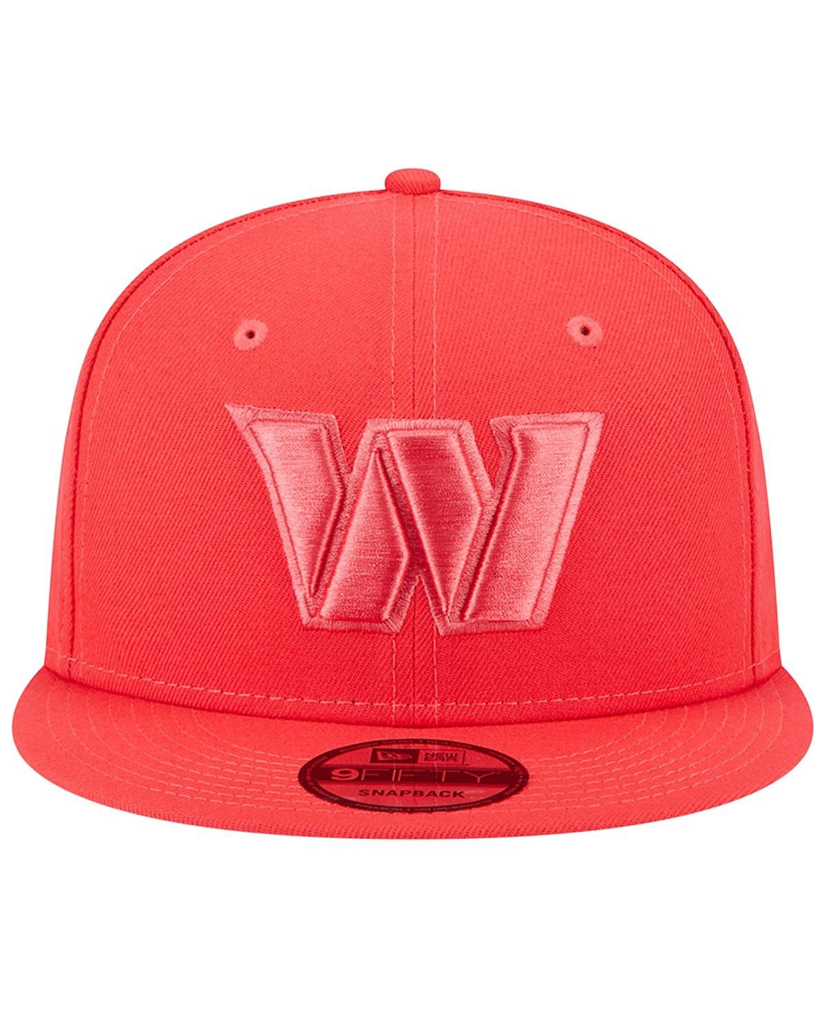 Shop New Era Men's  Red Washington Commanders Color Pack Brights 9fifty Snapback Hat