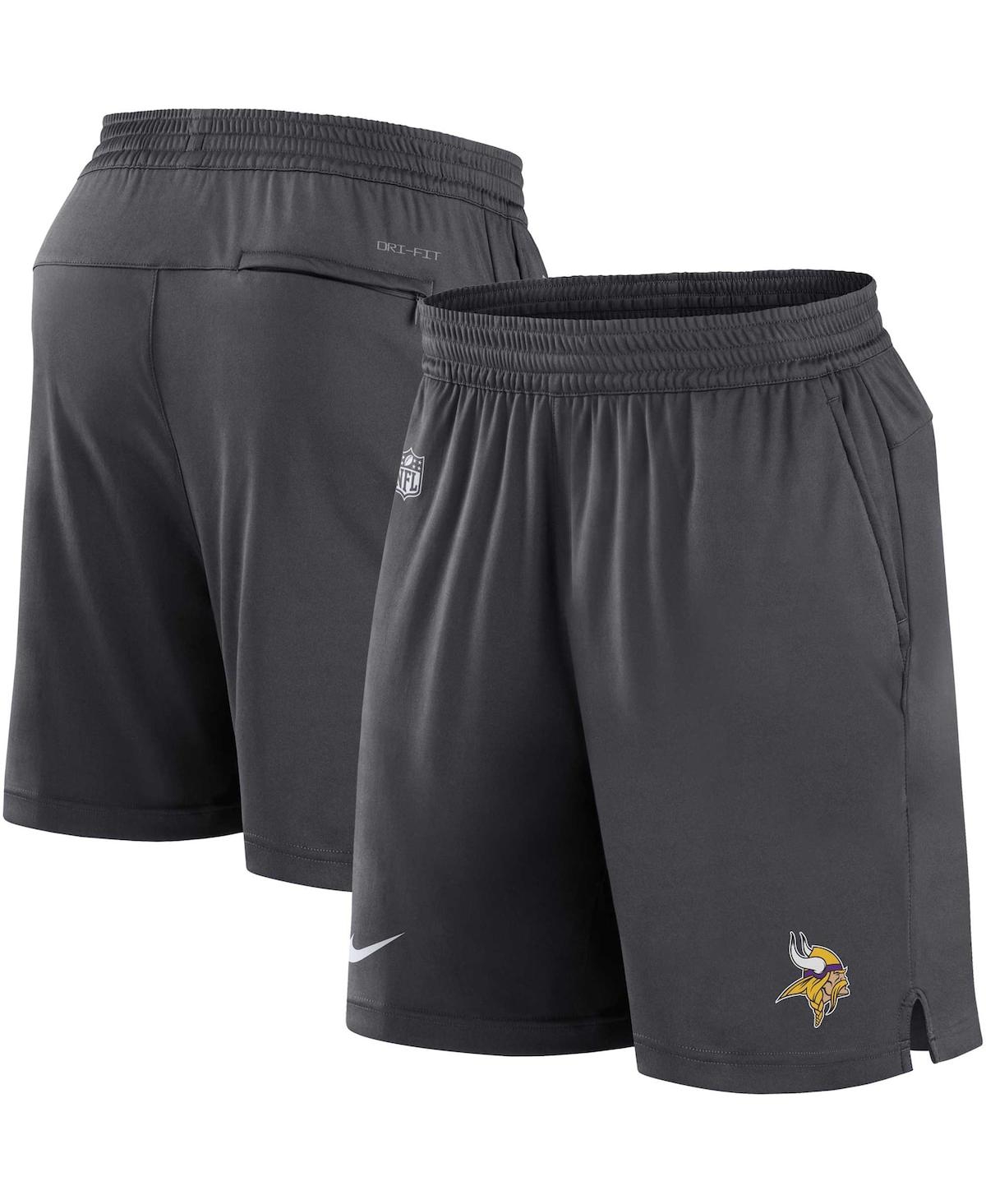 Men's NikeMinnesota Vikings Sideline Performance Shorts - Anthracite