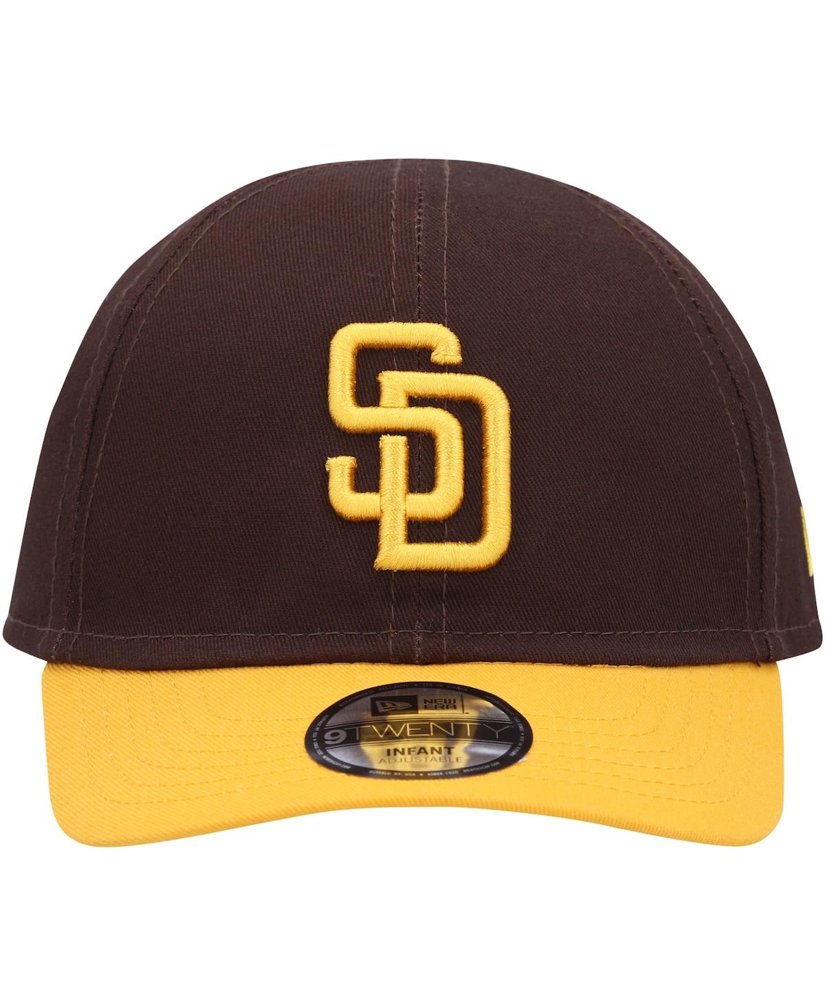 New Era Infant Boys And Girls  Brown San Diego Padres Team Color My First 9twenty Flex Hat In Brown