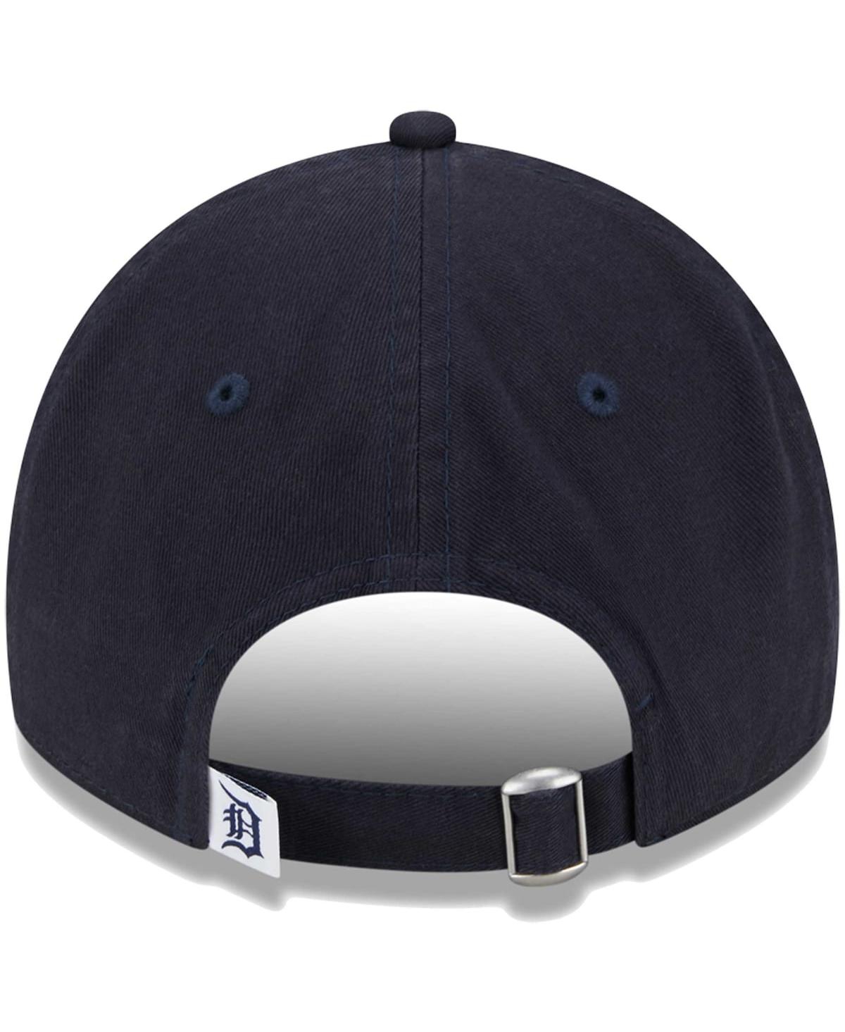 New Era Little Boys And Girls  Navy Detroit Tigers Team 9twenty Adjustable Hat In Navy