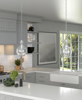 Verona 7" Glass Shade Wide Pendant