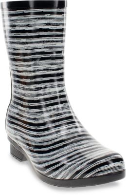 Women's Polished Mid Rain Boot