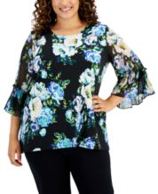 Macy's womens plus size tops on sale discount