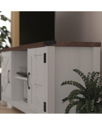 Cambria Barn Door Style 59" Tv Stand For Up To 65" Tv