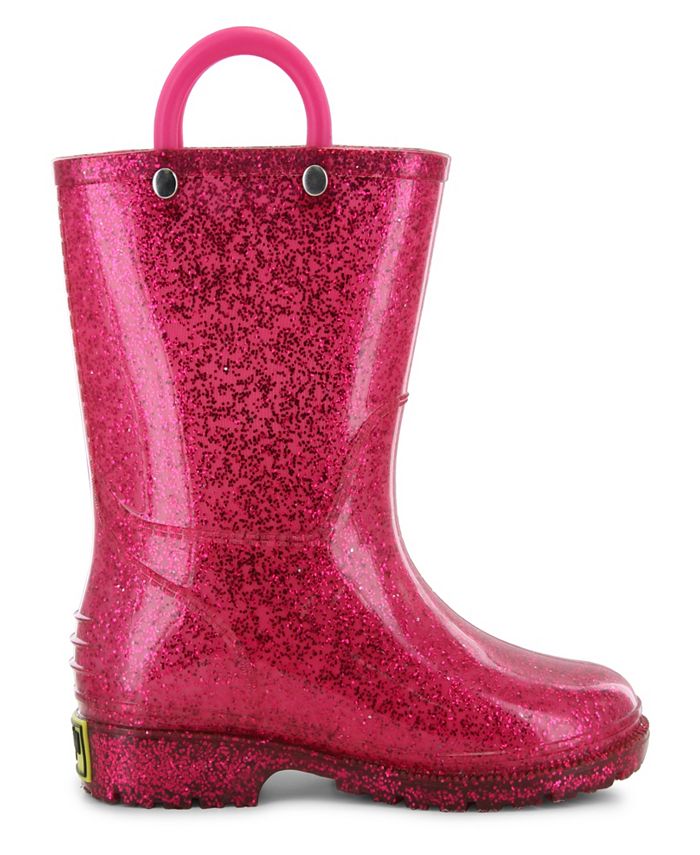 Toddler girl glitter outlet rain boots