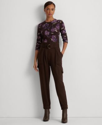 Lauren Ralph Lauren Women's Floral Cotton Long-Sleeve Tee