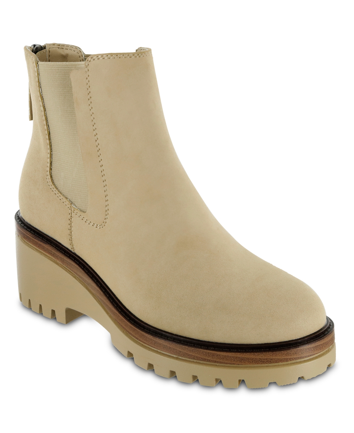 Women's Sefi Chelsea Lug Sole Booties - Sand Amber