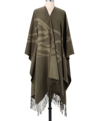 Lauren Ralph Lauren Equestrian Oversized Ruana - Macy's