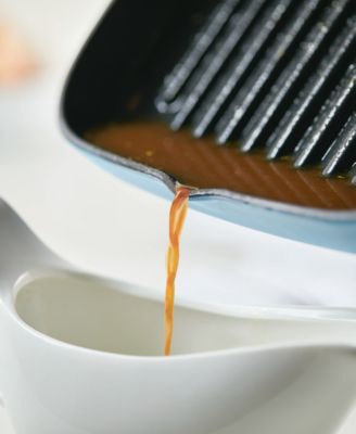 Enameled Cast Iron, 11" Square Grill Roasting Pan