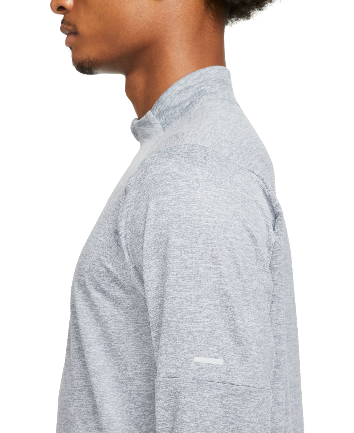 Nike Dri-fit Element Half Zip Running Pullover In Gray
