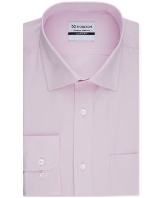 Men Classic-Fit Solid Color Dress Shirt