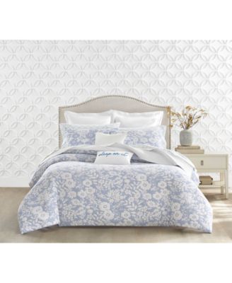 Silhouette Floral 3-Pc. Comforter Set, King, Exclusively at Macy’s
