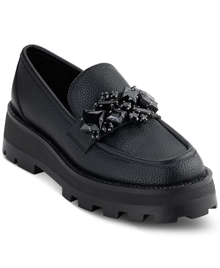 Karl lagerfeld black flats shop
