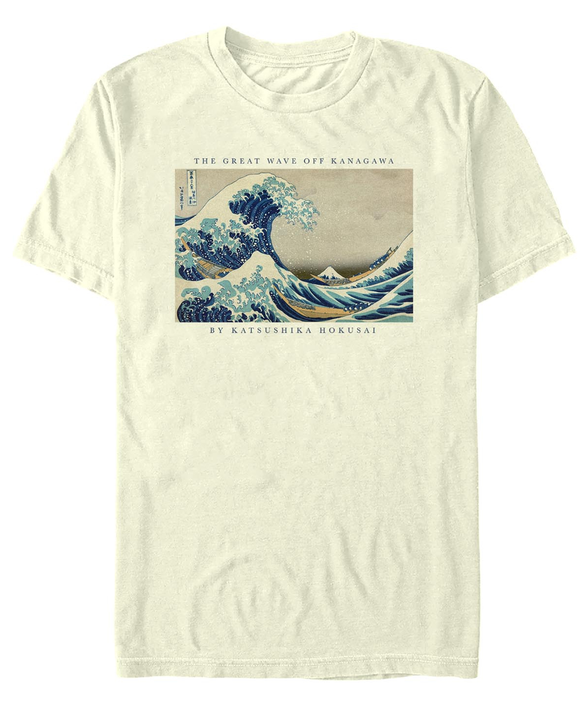 Fifth Sun Men's Great Wave Short Sleeves T-shirt In Natural