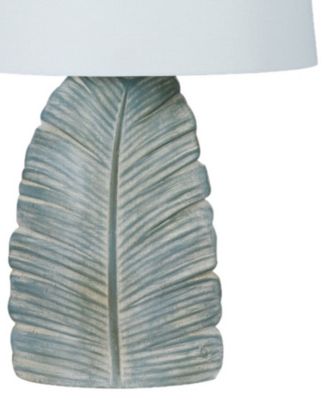 23"  Casual Resin Table Lamp with Designer Shade, Set of 2