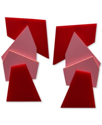 Swanky Designs Luvvy Drop Earrings - Red