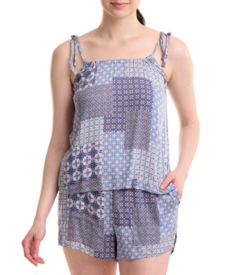 Splendid - Women's 2-Pc. Printed Cami Short Pajamas Set