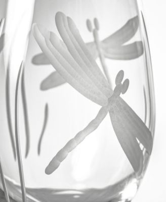 Dragonfly All Purpose Wine Glass 18oz - Set of 4 Glasses