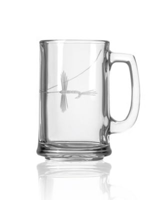 Fly Fishing Beer Mug 15oz- Set of 4 Glasses