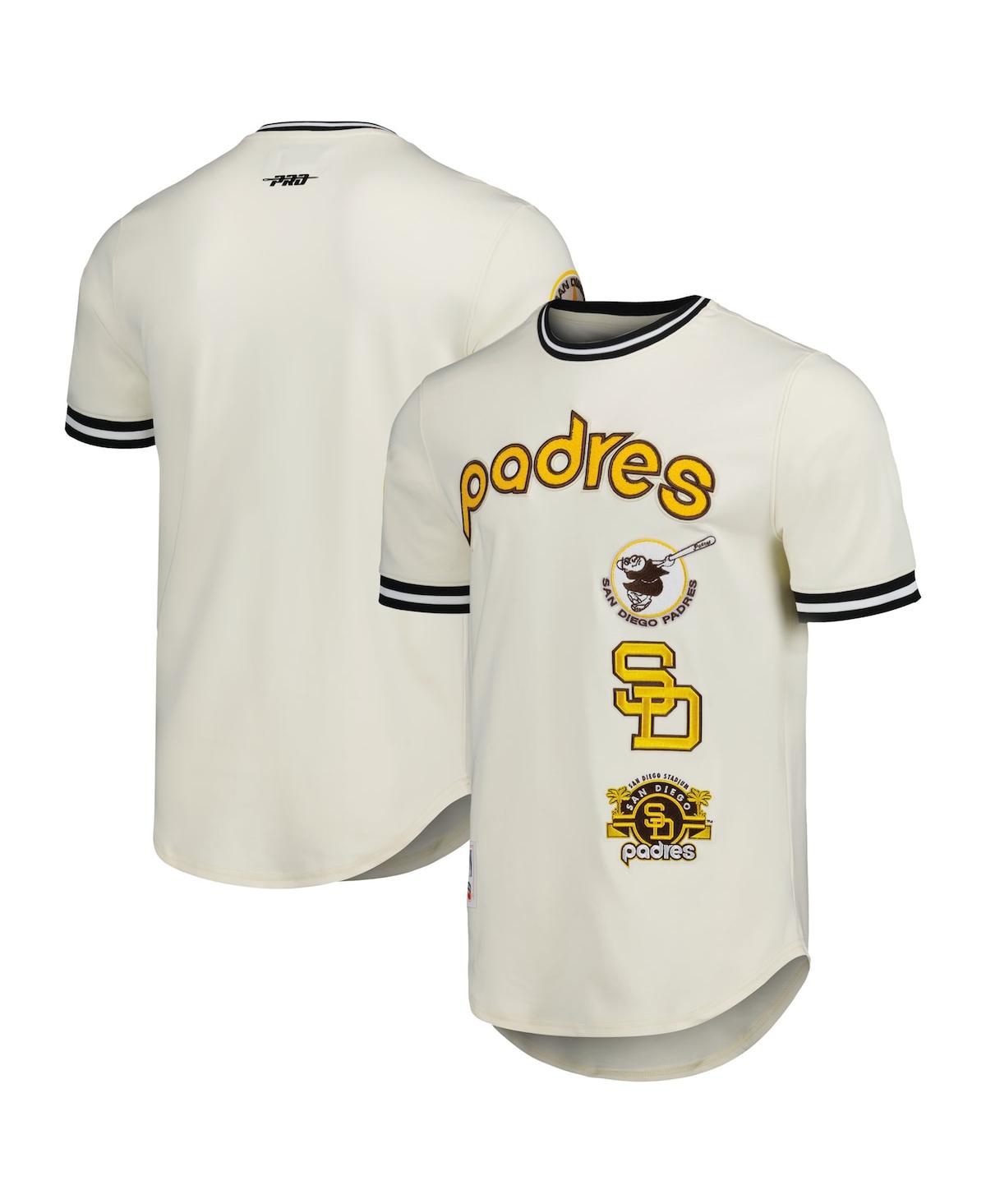 Men's Pro Standard Beige San Diego Padres Cooperstown Collection Retro Classic T-Shirt