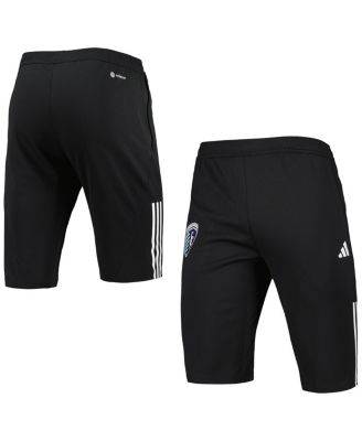 Men's Black Sporting Kansas City 2023 On-Field Training AEROREADY Half Pants