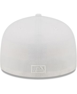 Men's New York Mets White on White 59FIFTY Fitted Hat