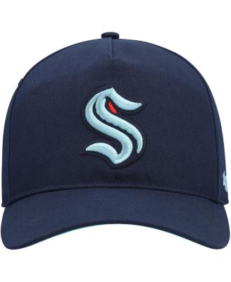 Men's Deep Sea Blue Seattle Kraken Primary Hitch Snapback Hat