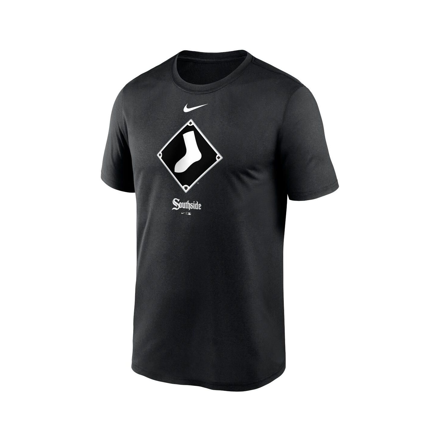 Мужская футболка Nike Black Chicago White Sox City Connect Logo — фото 4