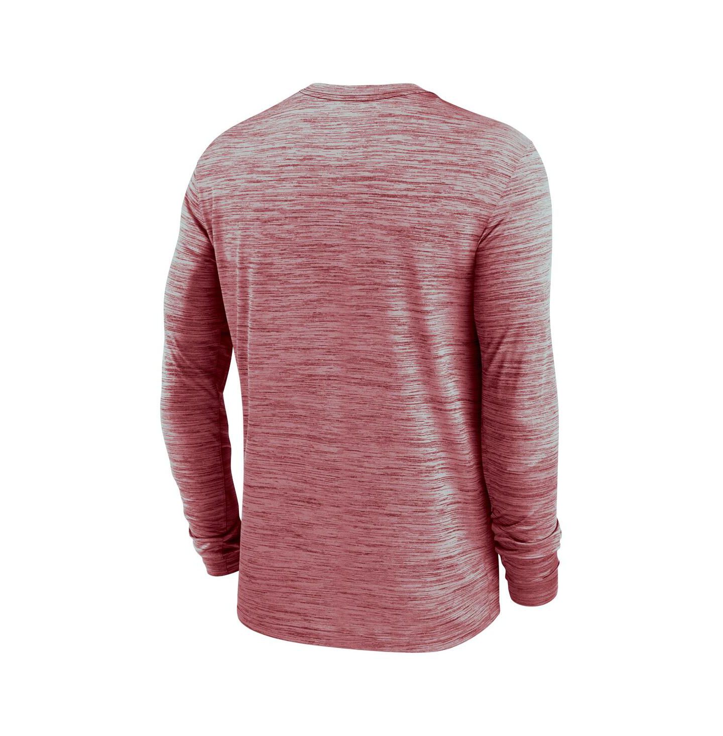 Мужская футболка Nike Cardinal Arizona Cardinals Sideline Team Velocity Performance Long Sleeve — фото 2