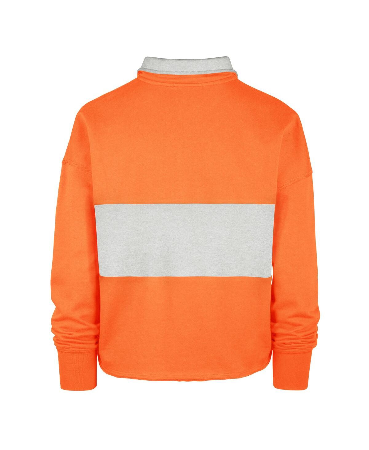 Women's '47 BrandSan Francisco Giants City Connect Bae Remi Quarter-Zip Jacket - Orange