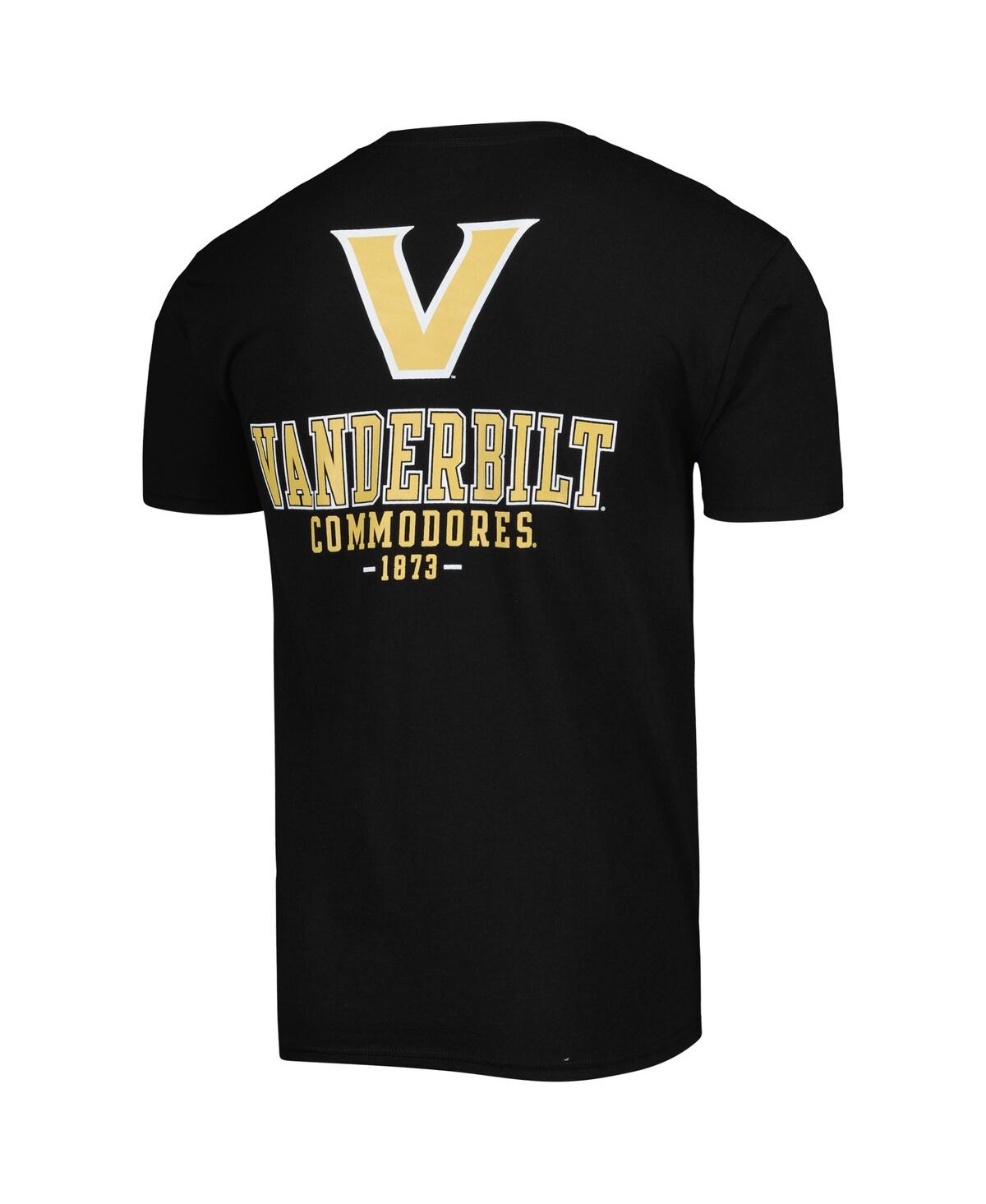 Champion Black Vanderbilt Commodores Team Stack 2-hit T-shirt In Black