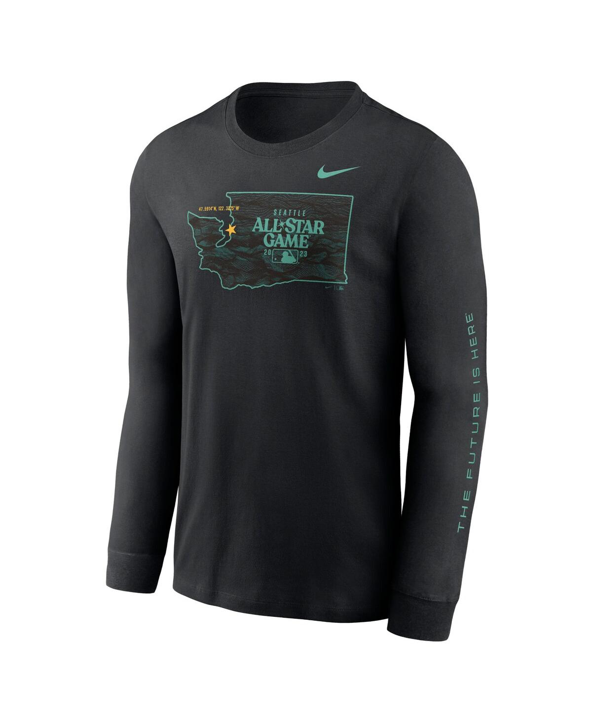 Nike Men's  Black 2023 Mlb All-star Game Long Sleeve T-shirt In Black