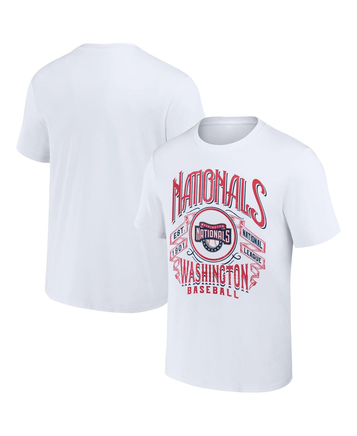 Fanatics Men's Darius Rucker Collection By  White Washington Nationals Distressed Rock T-shirt