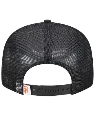 Men's Black San Francisco Giants Team Color Trucker 9FIFTY Snapback Hat
