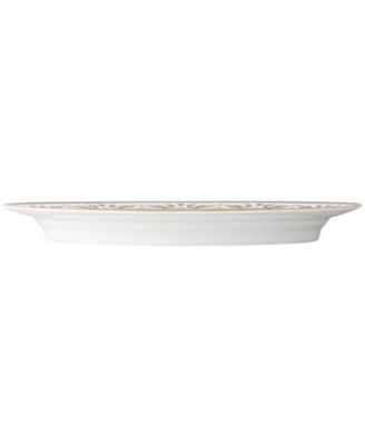 Serene Garden Oval Platter, 16"