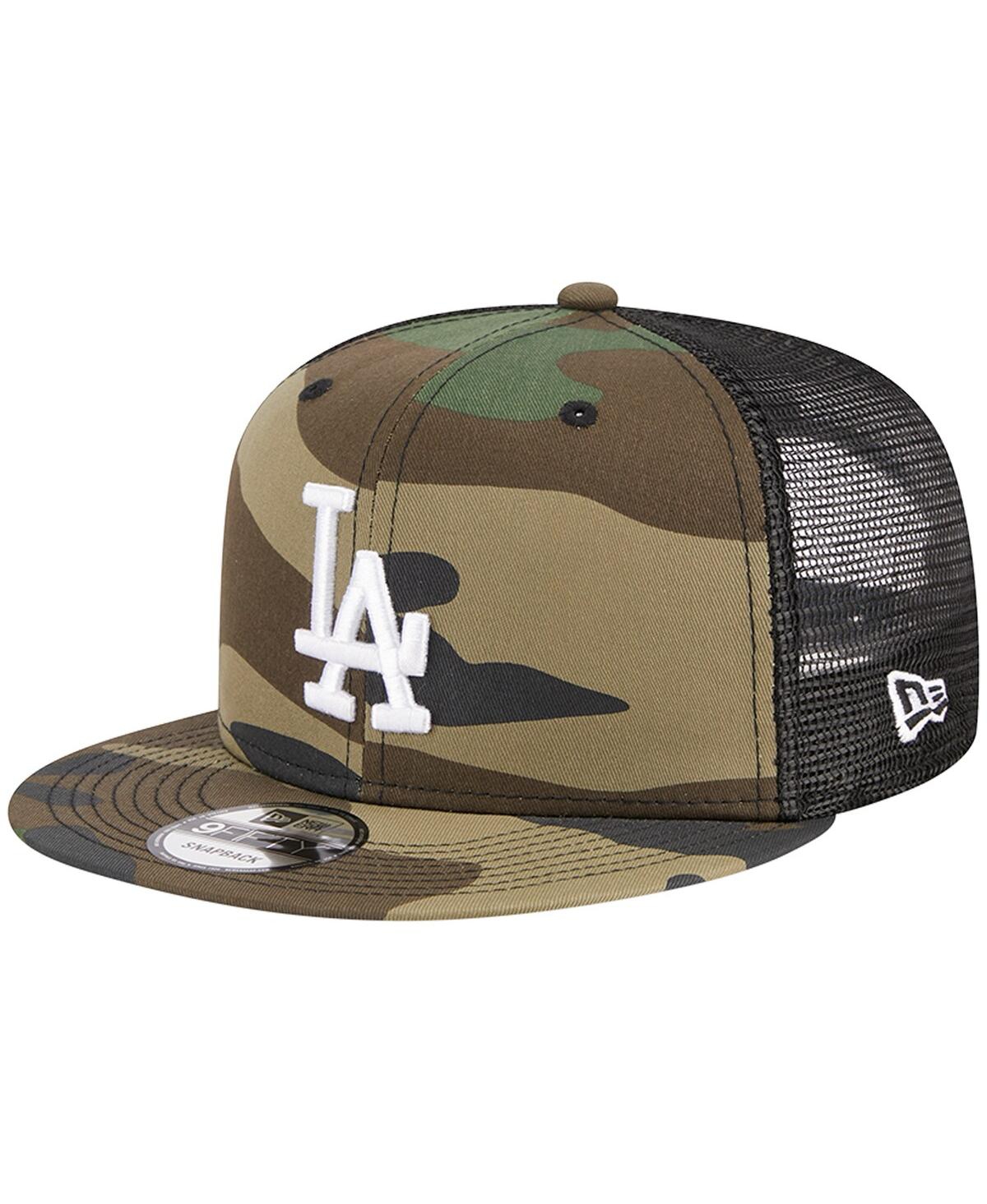 Men's New EraLos Angeles Dodgers WoodlandTrucker 9FIFTY Snapback Hat - Camo