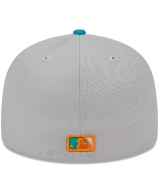 Men's Gray, Teal Los Angeles Dodgers 59FIFTY Fitted Hat